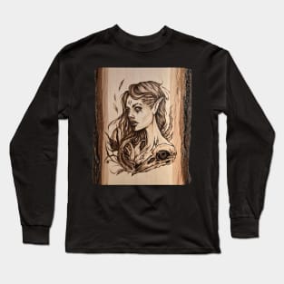 Raven sorceress Long Sleeve T-Shirt